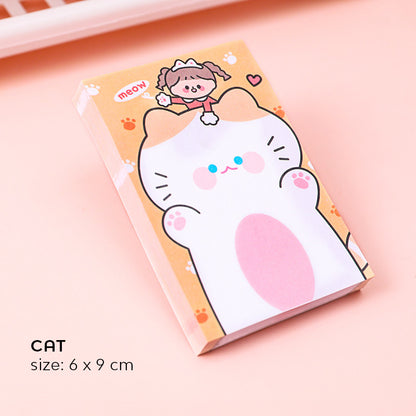 Sticky Notes Catatan Kecil Memo Pad Anak Sekolah Karakter Lucu 80 Lembar DCA0684