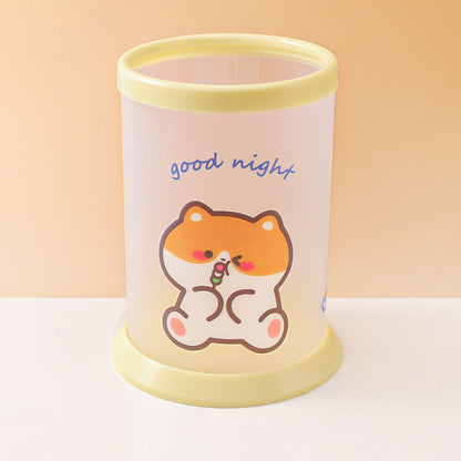 Tempat Pensil Tabung Motif Karakter Lucu Kotak Make Up Desk Organizer DCA0790