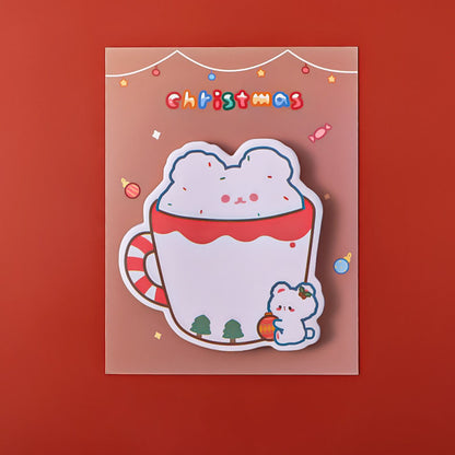 Sticky Notes Catatan Kecil Mini Memo Pad Lucu Motif Natal Karakter Santa Lucu DCA0899