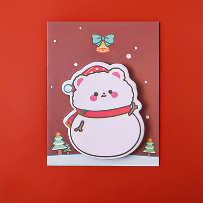 Sticky Notes Catatan Kecil Mini Memo Pad Lucu Motif Natal Karakter Santa Lucu DCA0899