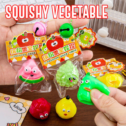 Cute Stuff squishy lucu super squeezy mainan pencet anak stress relief snack fruit vegetable