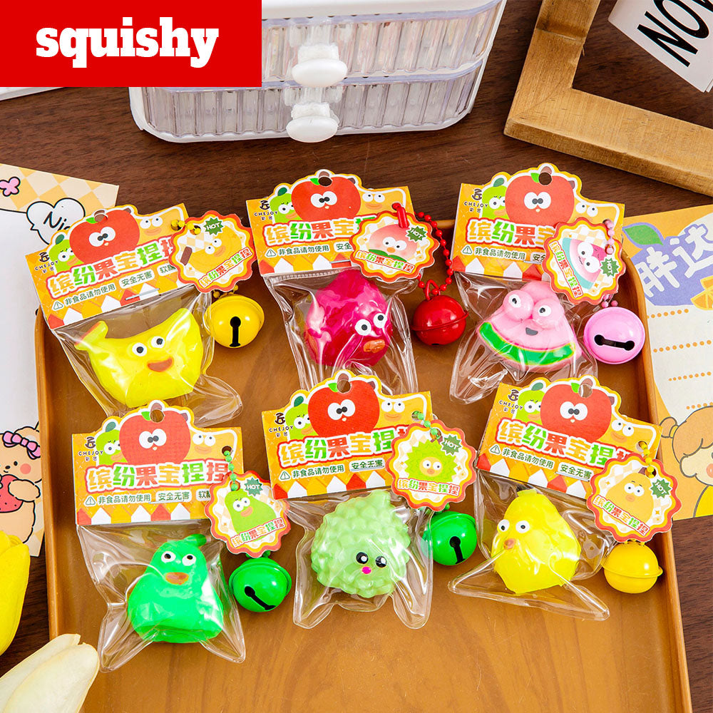 Cute Stuff squishy lucu super squeezy mainan pencet anak stress relief snack fruit vegetable