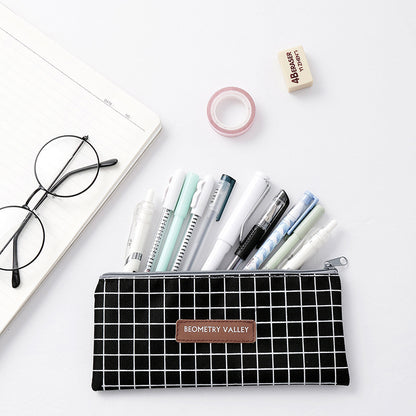 Tempat Pensil Geometric Valley Pencil Case Dompet Kosmetik HP Kacamata DCA1580