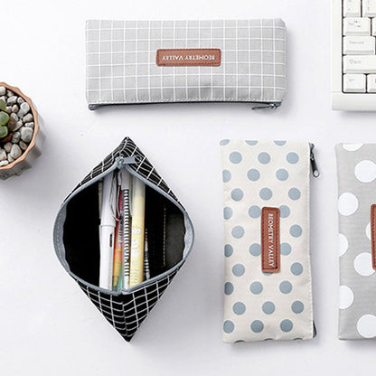Tempat Pensil Geometric Valley Pencil Case Dompet Kosmetik HP Kacamata DCA1580