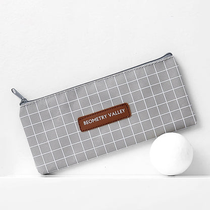 Tempat Pensil Geometric Valley Pencil Case Dompet Kosmetik HP Kacamata DCA1580