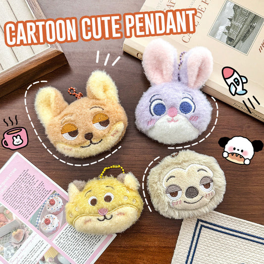 Gantungan Kunci Tas Lucu Hiasan Boneka Cute Plush Animal Doll Souvenir Zootopia Rabbit Fox DCA1708