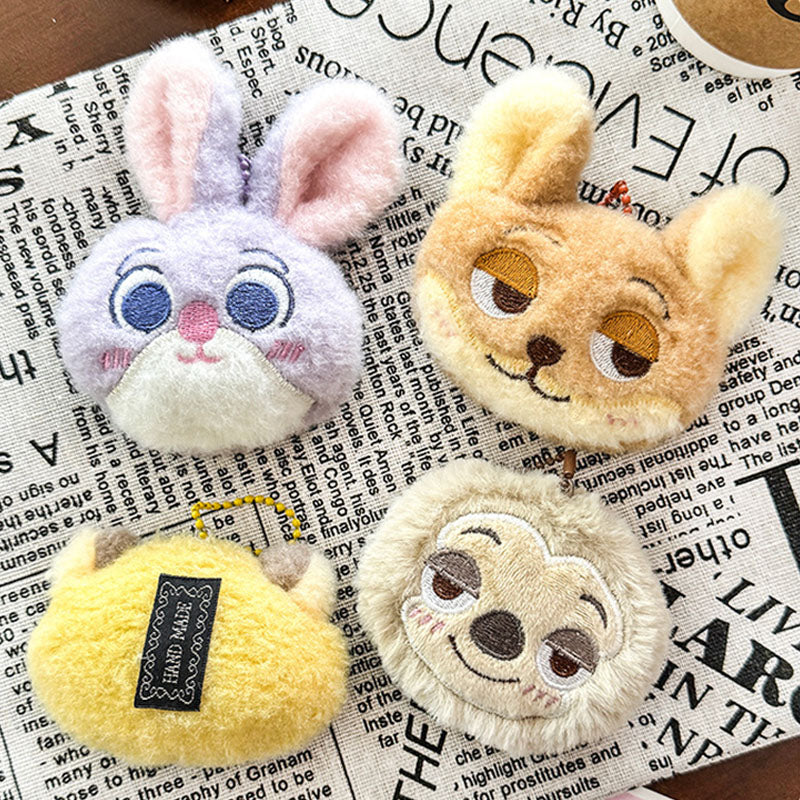 Gantungan Kunci Tas Lucu Hiasan Boneka Cute Plush Animal Doll Souvenir Zootopia Rabbit Fox DCA1708