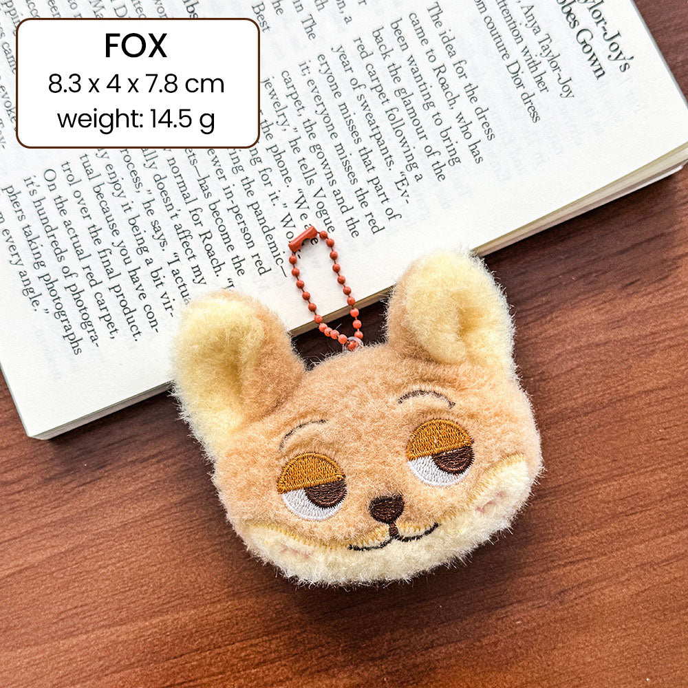 Gantungan Kunci Tas Lucu Hiasan Boneka Cute Plush Animal Doll Souvenir Zootopia Rabbit Fox DCA1708