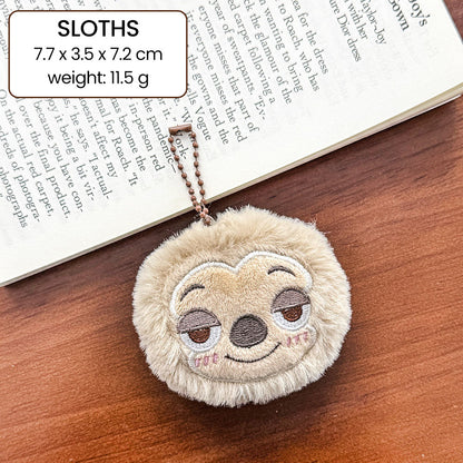 Gantungan Kunci Tas Lucu Hiasan Boneka Cute Plush Animal Doll Souvenir Zootopia Rabbit Fox DCA1708