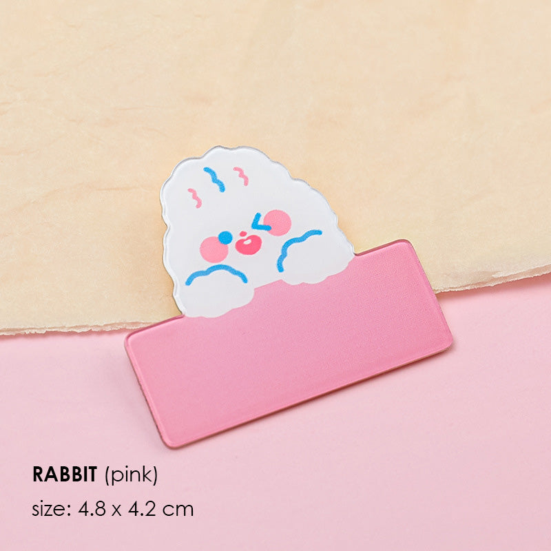 Bros Akrilik Papan Nama Pin Karakter Lucu Acrylic Name Tag