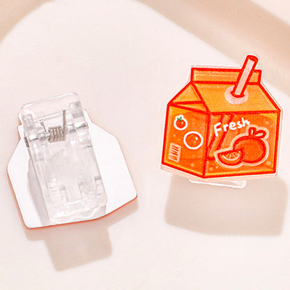 Paper Clip Akrilik Motif Botol Minum Lucu Penjepit Kertas Catatan Sekolah Kantor