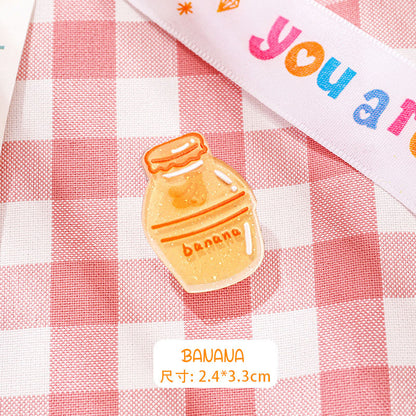 Paper Clip Akrilik Motif Botol Minum Lucu Penjepit Kertas Catatan Sekolah Kantor