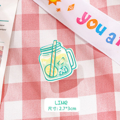 Paper Clip Akrilik Motif Botol Minum Lucu Penjepit Kertas Catatan Sekolah Kantor