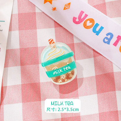 Paper Clip Akrilik Motif Botol Minum Lucu Penjepit Kertas Catatan Sekolah Kantor