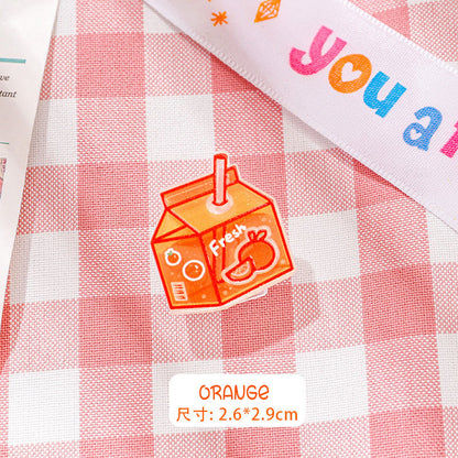 Paper Clip Akrilik Motif Botol Minum Lucu Penjepit Kertas Catatan Sekolah Kantor