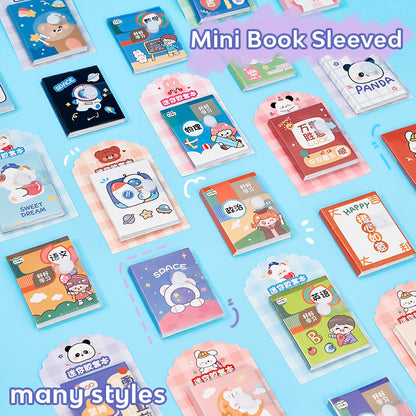 Notebook Mini A7 Buku Tulis Memo Sampul Waterproof Motif Karakter Lucu DCA2125