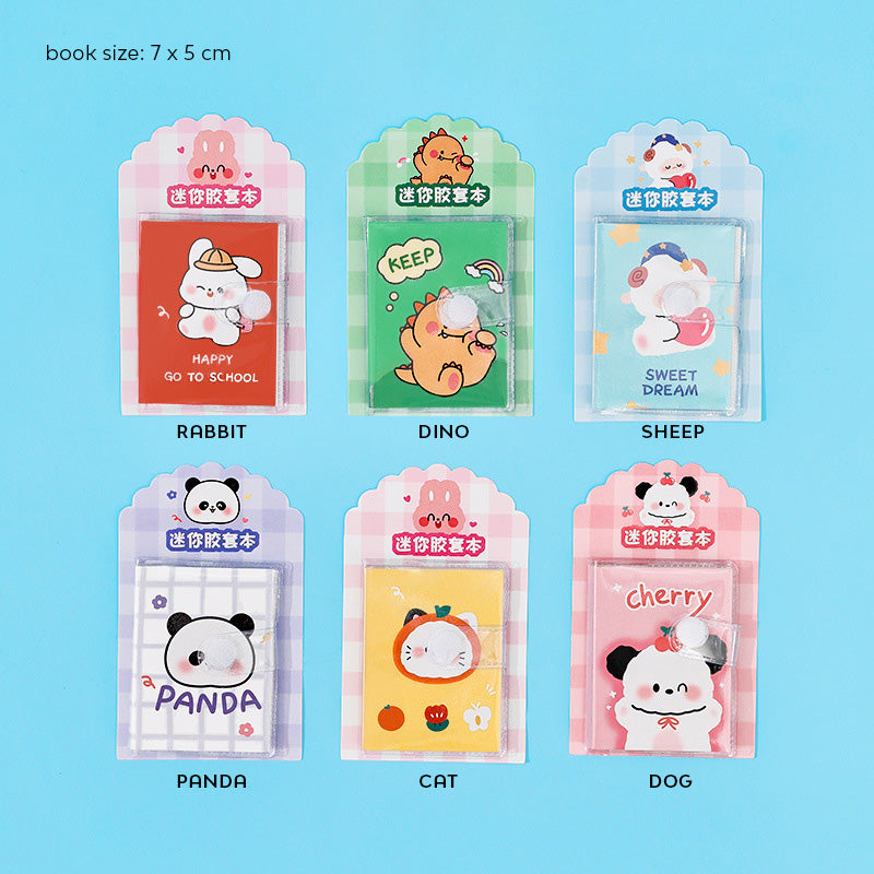 Notebook Mini A7 Buku Tulis Memo Sampul Waterproof Motif Karakter Lucu DCA2125