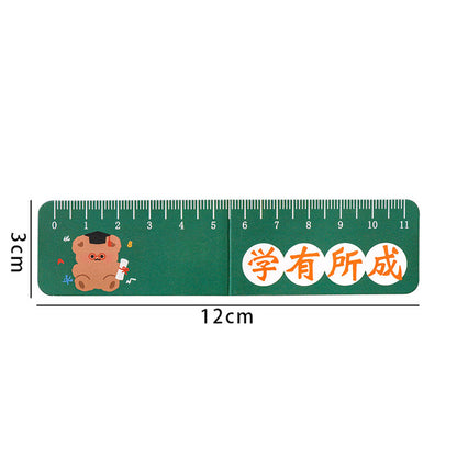 Penggaris Lipat Magnet Karakter Kartun Lucu Magnetic Ruler 12 cm DCA2139