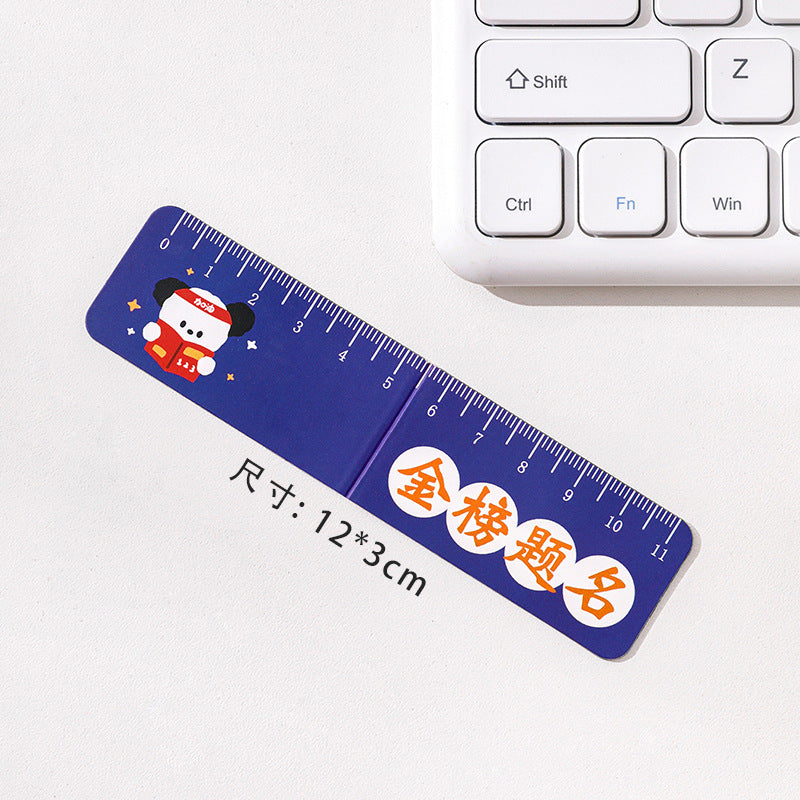 Penggaris Lipat Magnet Karakter Kartun Lucu Magnetic Ruler 12 cm DCA2139