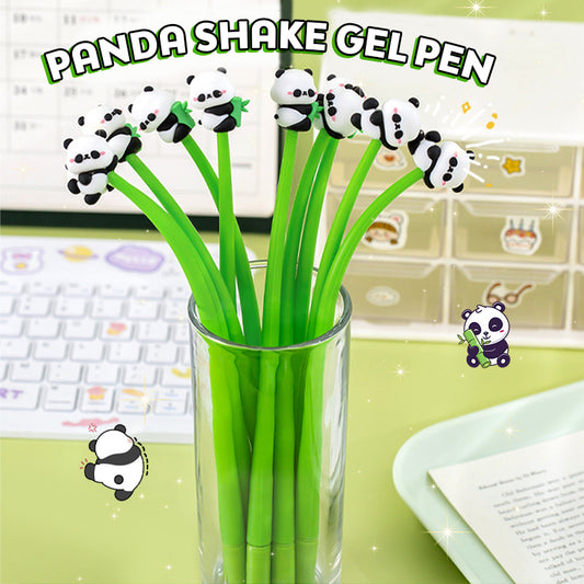Pulpen Doodle Head Shake Gel Pen Goyang Lentur Elastis Bolpen Panda Capybara Lucu DCA2193