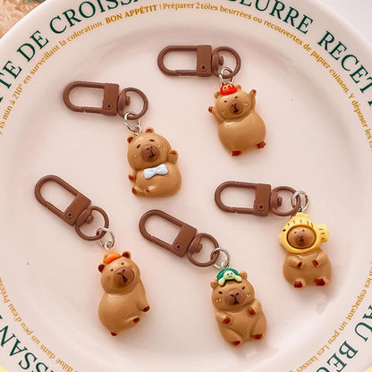 Gantungan Kunci Tas Resin Gift Kado Ganci Bag Charm Keychain Capybara DCA2424