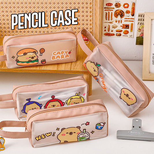 Kotak Tempat Pensil Capybara Kapasitas Besar Tepak Pencil Case Kapibara DCA2485