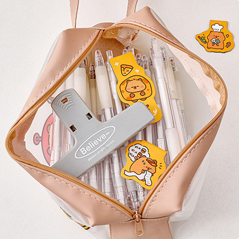 Kotak Tempat Pensil Capybara Kapasitas Besar Tepak Pencil Case Kapibara DCA2485