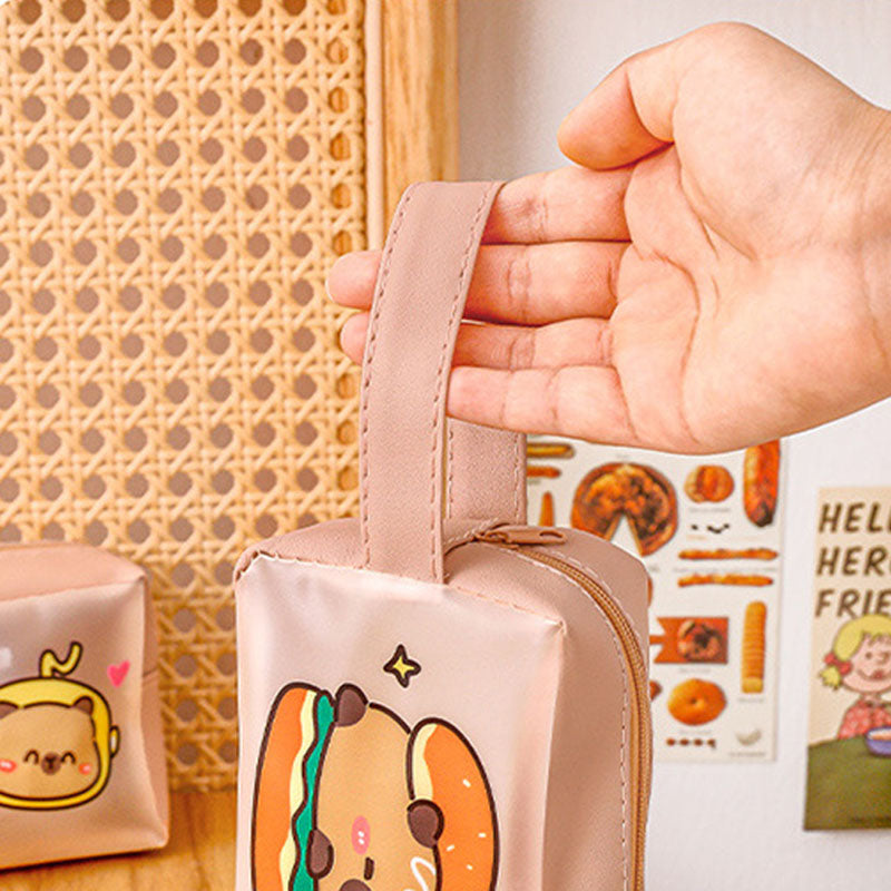Kotak Tempat Pensil Capybara Kapasitas Besar Tepak Pencil Case Kapibara DCA2485
