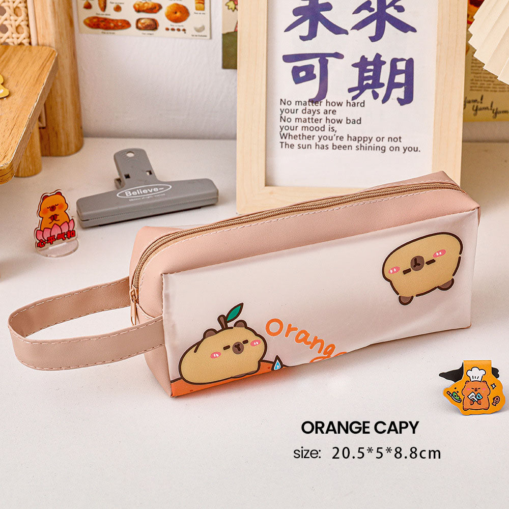 Kotak Tempat Pensil Capybara Kapasitas Besar Tepak Pencil Case Kapibara DCA2485