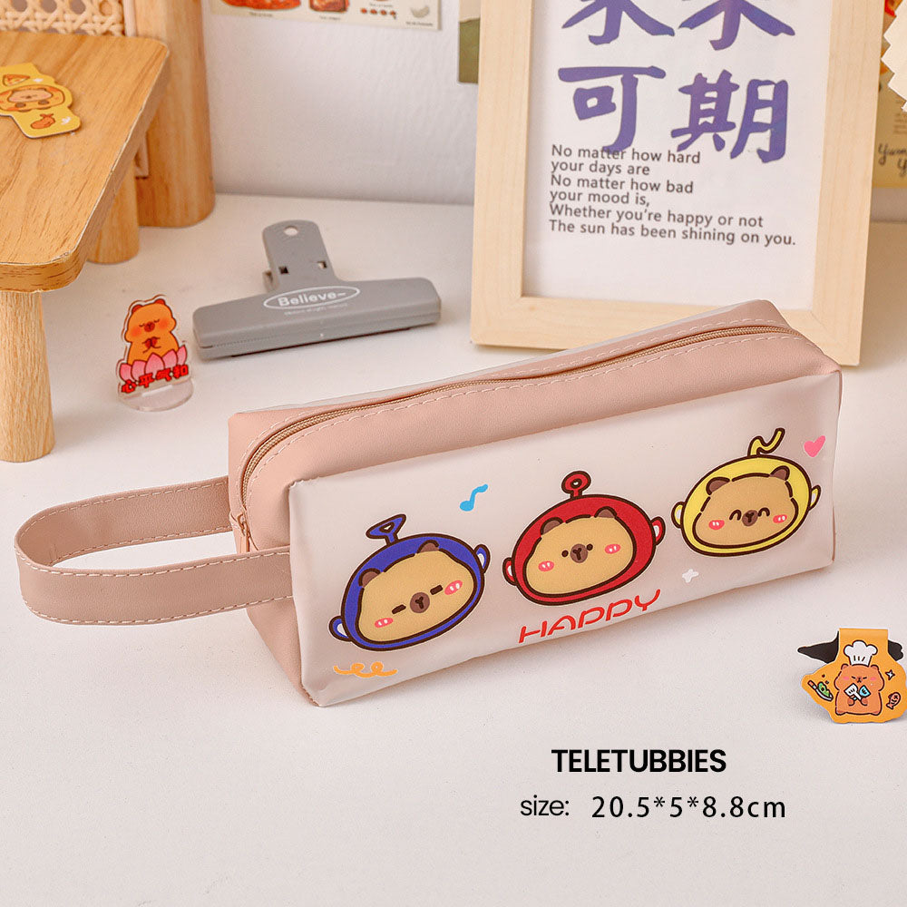 Kotak Tempat Pensil Capybara Kapasitas Besar Tepak Pencil Case Kapibara DCA2485