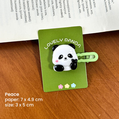 Hairpin Jepit Rambut Akrilik Karakter Sanrio Capybara Lucu Fashion Wanita Anak Perempuan