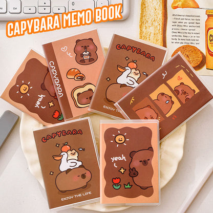 Notebook Mini A7 Buku Tulis Memo Sampul Waterproof Motif Karakter Lucu DCA2018