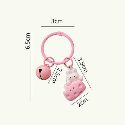 Gantungan Kunci Tas Resin Lucu Ganci Bag Charm Keychain Animal Capybara DCA2424