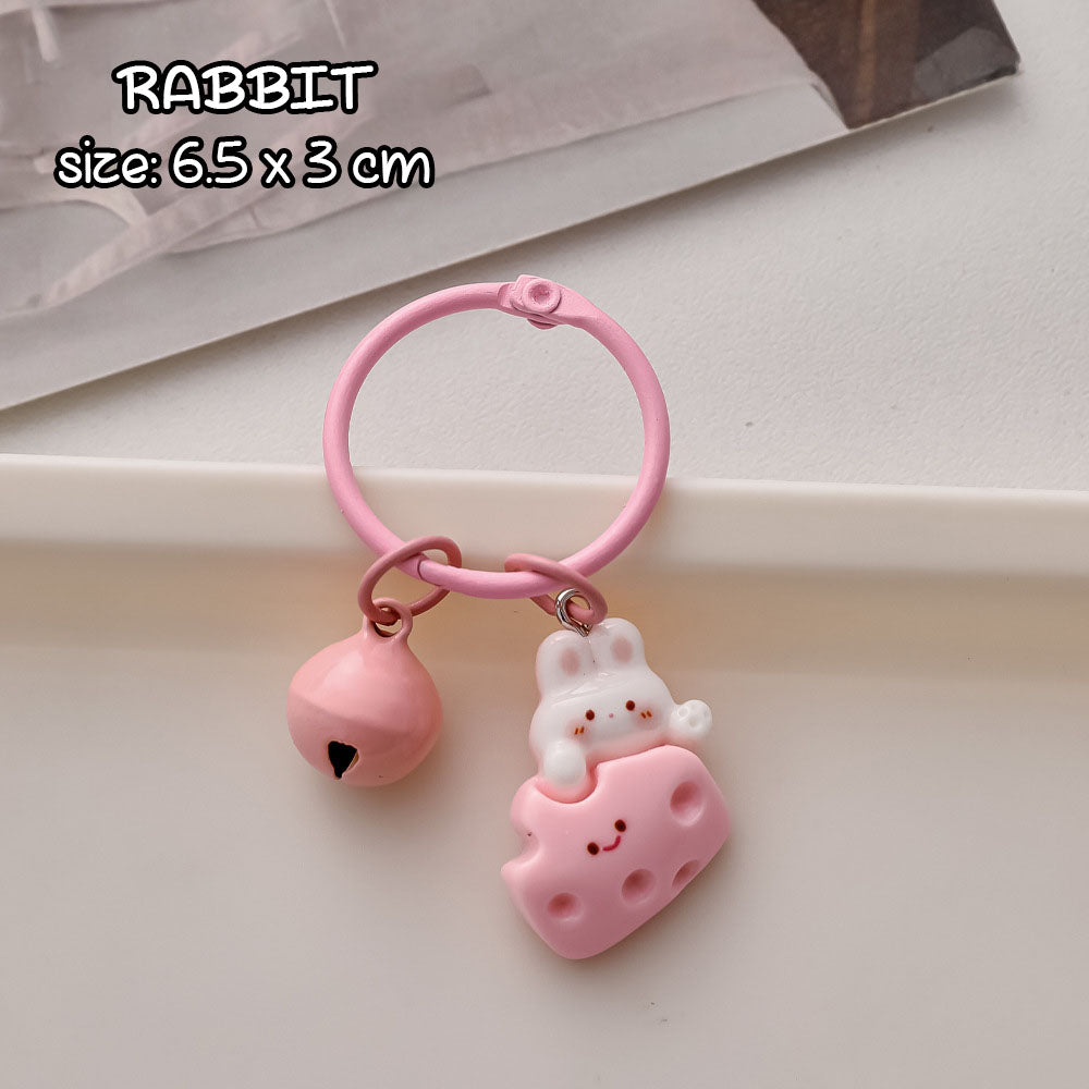 Gantungan Kunci Tas Resin Lucu Ganci Bag Charm Keychain Animal Capybara DCA2424