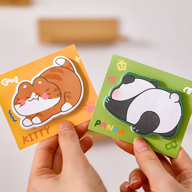 Sticky Notes Memo Pad Lucu Motif Hewan Capybara Kucing Anjing DCA2652
