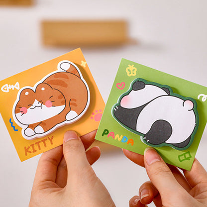 Sticky Notes Memo Pad Lucu Motif Hewan Capybara Kucing Anjing DCA2652