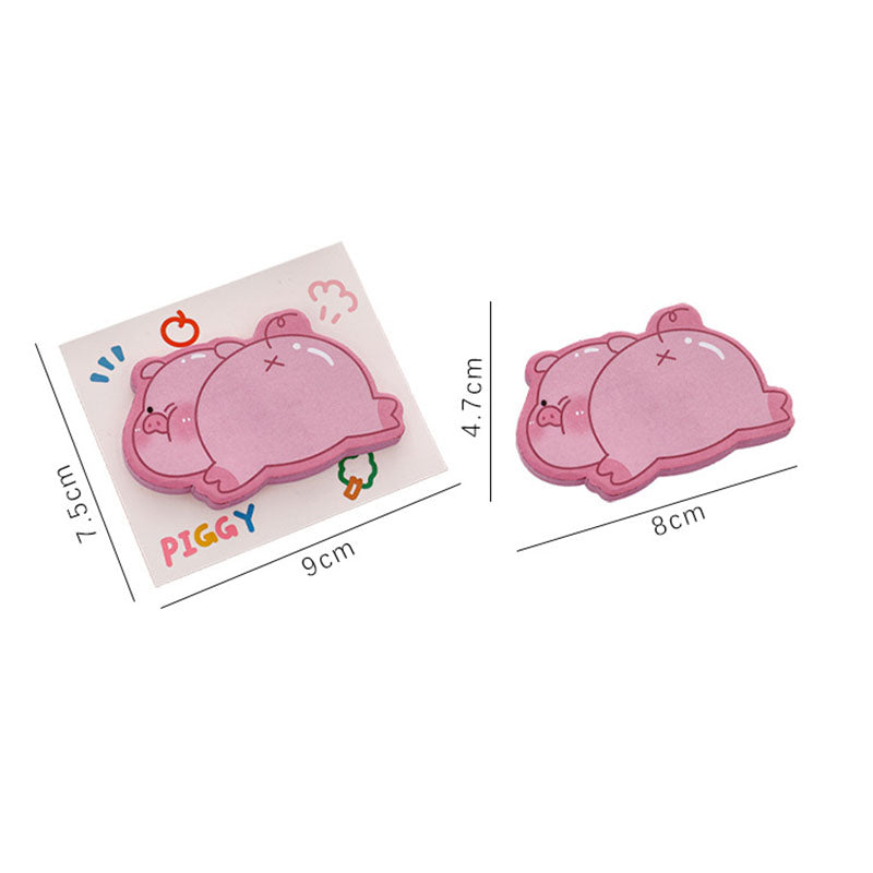 Sticky Notes Memo Pad Lucu Motif Hewan Capybara Kucing Anjing DCA2652