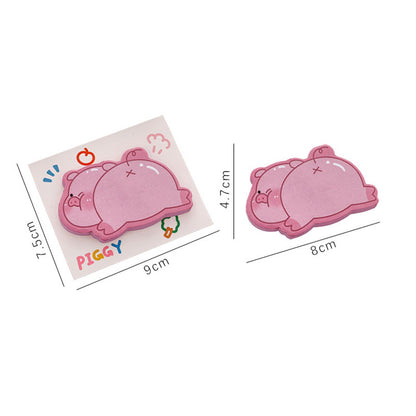 Sticky Notes Memo Pad Lucu Motif Hewan Capybara Kucing Anjing DCA2652