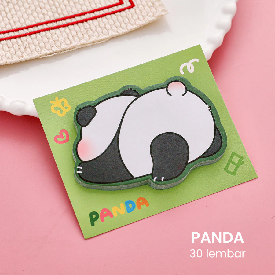 Sticky Notes Memo Pad Lucu Motif Hewan Capybara Kucing Anjing DCA2652
