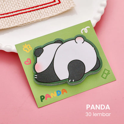 Sticky Notes Memo Pad Lucu Motif Hewan Capybara Kucing Anjing DCA2652