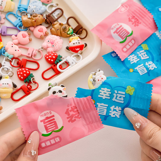 Blind Bag Gantungan Kunci Tas Surprise Gift Kado Ganci Bag Charm Keychain DCA2666