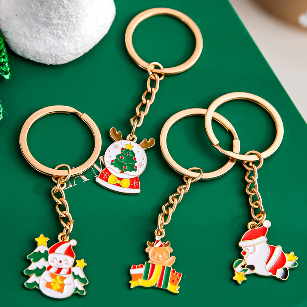 Gantungan Kunci Tema Natal Christmas Series Keychain Ganci Mobil Souvenir DCA2688