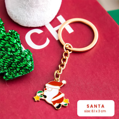 Gantungan Kunci Tema Natal Christmas Series Keychain Ganci Mobil Souvenir DCA2688