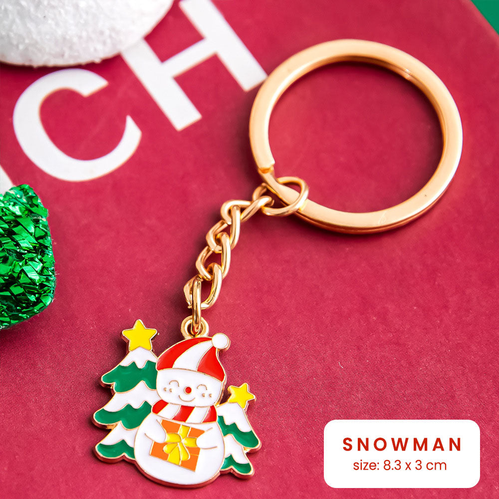 Gantungan Kunci Tema Natal Christmas Series Keychain Ganci Mobil Souvenir DCA2688