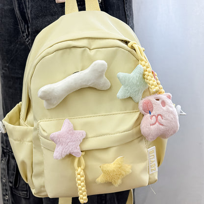 Ganci Boneka Mini Gantungan Kunci Plush Bag Charm Aksesoris Tas Hewan Capybara DCA2831