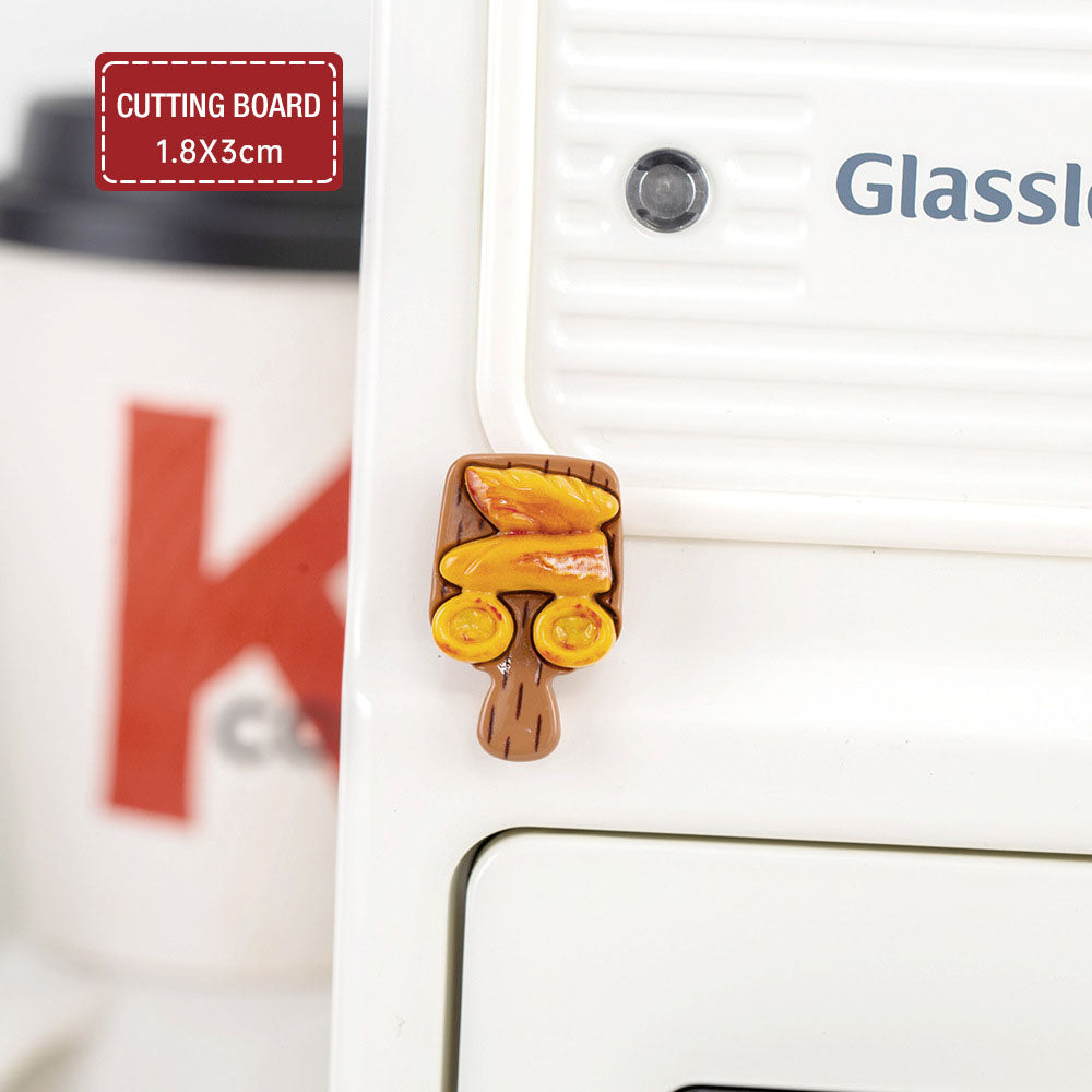 Magnet Tempelan Kulkas Lucu Bentuk Miniatur Makanan Pajangan Kue Roti Pastry Aesthetic DCA2872