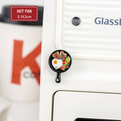 Magnet Tempelan Kulkas Lucu Bentuk Miniatur Makanan Pajangan Kue Roti Pastry Aesthetic DCA2872