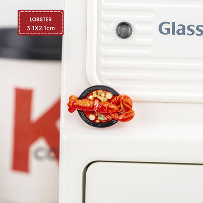 Magnet Tempelan Kulkas Lucu Bentuk Miniatur Makanan Pajangan Kue Roti Pastry Aesthetic DCA2872