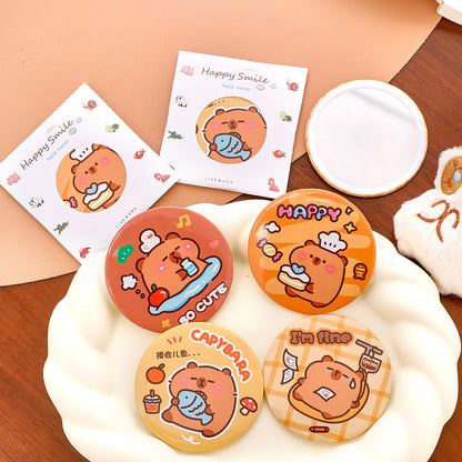 Cermin Kecil Bundar Motif Karakter Kartun Lucu