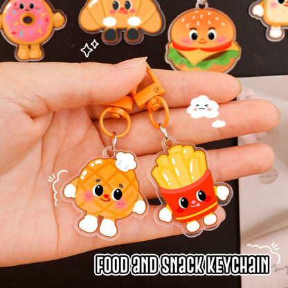 Gantungan Kunci Karakter Kartun Lucu Akrilik UV Print Keychain Acrylic Ganci DCA2452